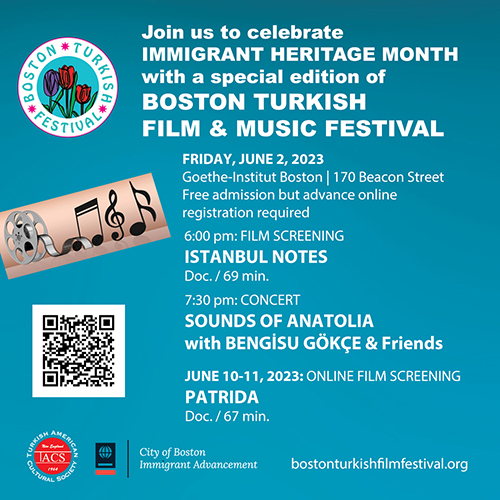 Boston Turkish Film and Music Festival Immigrant Heritage Month
